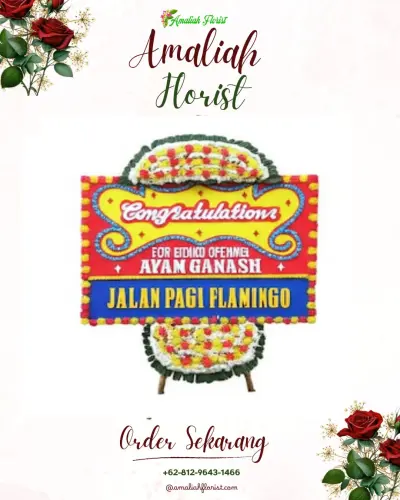 Bunga Papan Congratulation di Kelapa Tiga